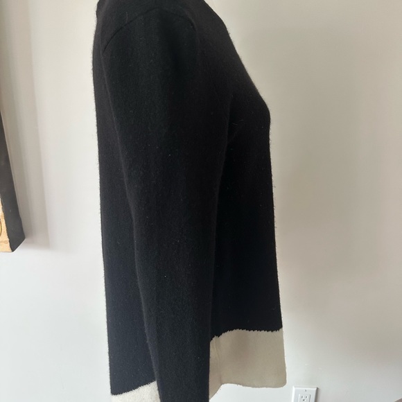 Joie Tambrel Sweater; Black & White - Picture 5 of 8